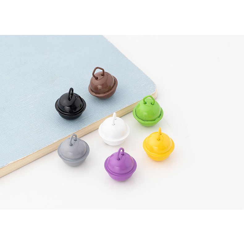 กระดิ่งสัตว์เลี้ยง ขนาดเล็ก จี้กระดิ่งสุนัข แมว การ์ตูน กระดิ่ง ที่มีสีสัน - รูปที่ 4