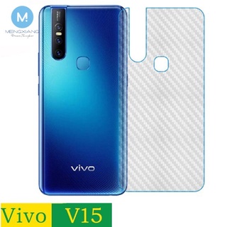 [ซื้อ 1 แถม 1] ฟิล์มสติกเกอร์ คาร์บอนไฟเบอร์ แบบนิ่ม สําหรับติดด้านหลัง VIVO V15 PRO V9 V5 V11 PRO V11i Y3 Y17 Y12 Y15(2019)Y20 Y20i S1 Y97 Y93 Y81 Y55 Y91C Y91i 2 ชิ้น