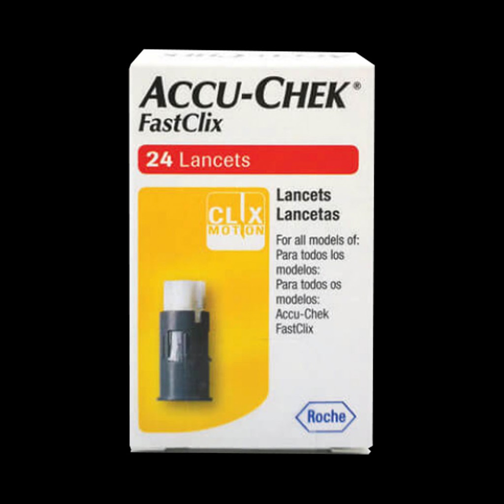 accu-chek Fast Clix  กล่อง 24 ชิ้น