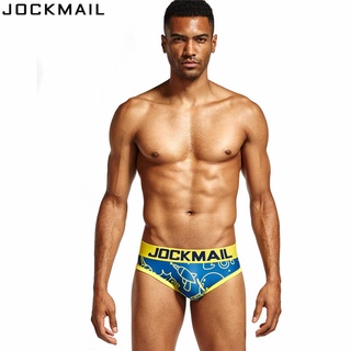 Jockmail กางเกงชั้นใน ผ้าไนล่อน เอวต่ํา ระบายอากาศ เซ็กซี่ สําหรับผู้ชาย