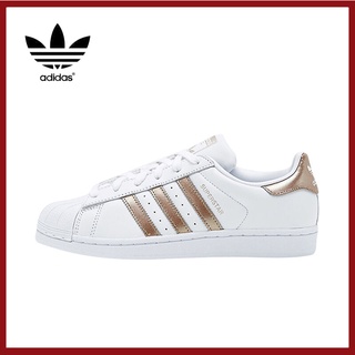 ข้อเสนอพิเศษ ของแท้ Adidas Clover Superstar รองเท้าผ้าใบผู้ชายและผู้หญิง