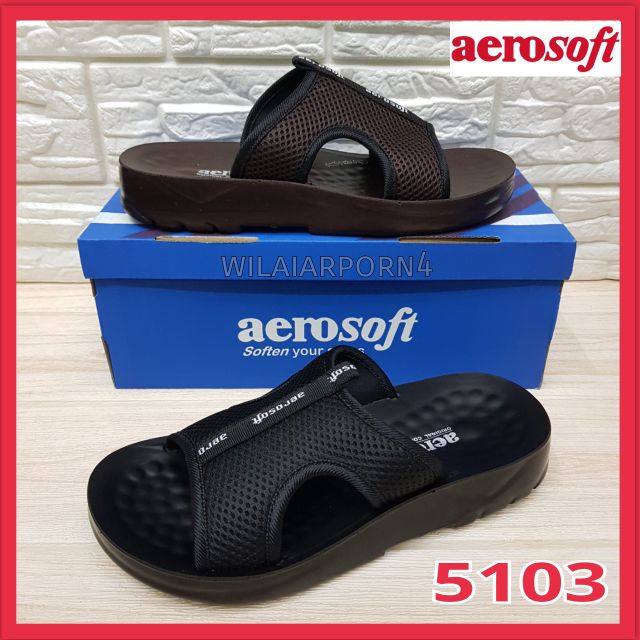 Aerosoft รองเท้าแตะสวมชาย แอโร่ซอฟ รุ่น 5103  (เบอร์ 38-46)