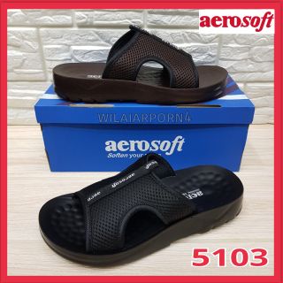Aerosoft รองเท้าแตะสวมชาย แอโร่ซอฟ รุ่น 5103  (เบอร์ 38-46)