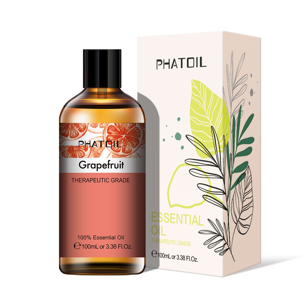 PHATOIL 100ml Natural Grapefruit Essential Oil Improve Obesity Edema