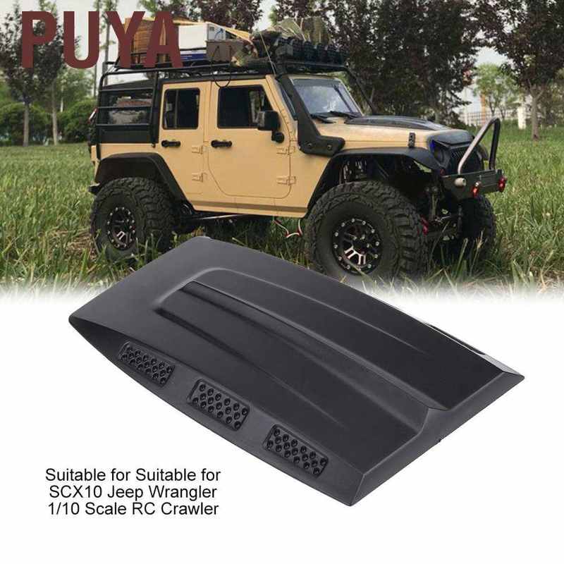 PUYA RC Crawler อุปกรณ์เสริมฝาครอบเครื่องยนต์สําหรับ SCX10 Jeep Wrangler 1/10 Scale
