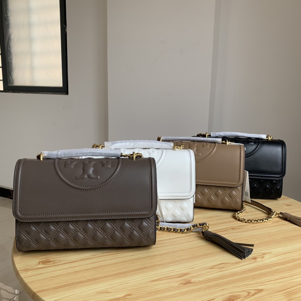 TOR 76997 Large/75576 Small Fleming New Edition Tassel Lambskin Diamond Chain Bag