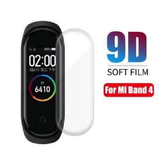 ฟิล์มกันรอยหน้าจอ lcd tpu 5 ชิ้นสําหรับ xiaomi mi band 4