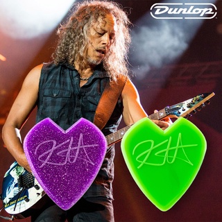 ปิ๊กกีต้าร์ Jim Dunlop รุ่น Kirk Hammett : Custom / Purple Sparkle Jazz III Nylon 1.38 / ของแท้100%