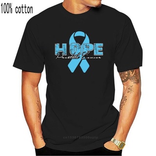 แขนสั้นcrew neckเสื้อยืดลําลอง แขนสั้น พิมพ์ลาย  Hoop Blauw Lint Prostaat Cancer Awareness Maand Mannen สําหรับผู้