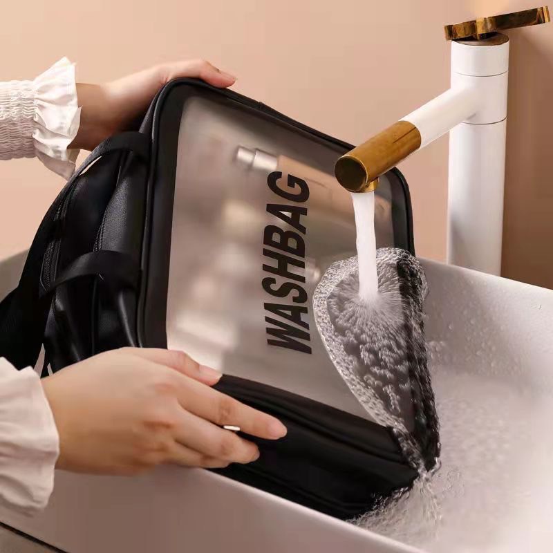 กระเป๋าจัดระเบียบ กระเป๋าใส่เครื่องสำอาง ใบใหญ่ กันน้ำได้ (GC-154) - รูปที่ 6