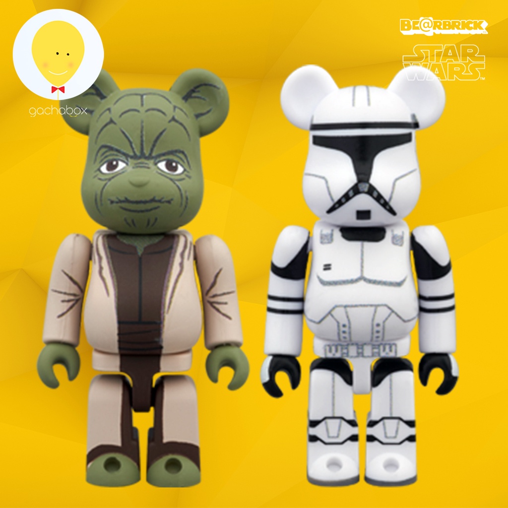 gachabox Bearbrick Star Wars Yoda and Clone Trooper 100% set2 แบร์บริค ของแท้ พร้อมส่ง - Medicom Toy Be@rbrick