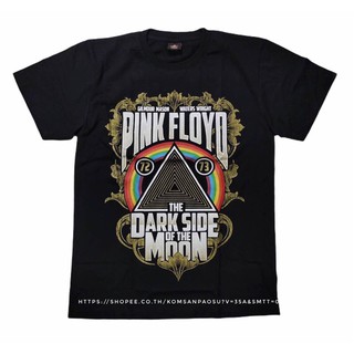 เสื้อยืดวงดนตรีเสื้อวง Pink Floyd เสื้อยืด Pink Floyd The Dark side of the moonall size