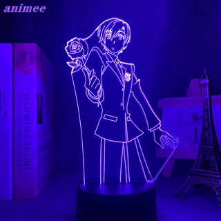 โคมไฟกลางคืน Led รูปมังงะ 3d Tamaki Suoh สําหรับตกแต่งห้องนอนเด็ก