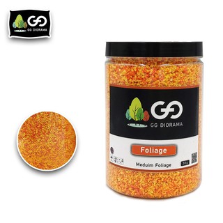 [GG Diorama] Foliage Spring Orange 35g. (ผงโรยต้นไม้โทนส้ม) [PL10]