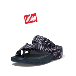 Fitflop แท้ 100% รุ่น Sling weave สีดำลายจุด