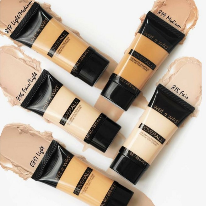 Wet-n Wild-Coverall Cream-Foundation สินค้าขายดี ลดราคา รีวิว brush-set ราคาส่ง แปรงปัดแก้ม