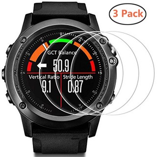 กระจกนิรภัยสำหรับ Garmin Fenix 3 HR 3 แพ็ค