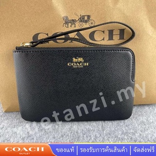 COACH F58032 กระเป๋าสตางค์ผู้หญิง กระเป๋าใส่เหรียญ กระเป๋าเอนกประสงค์ กระเป๋าซิป