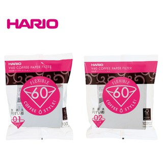 Hario V60 Coffee Paper Filter กระดาษกรองกาแฟสำหรับดริปร้อน