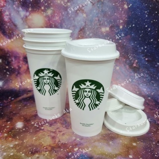 Starbucks แก้วรียูส ขนาดจุ 16oz พลาสติกเนื้อหนา ทนร้อน ‼️พร้อมส่ง‼️