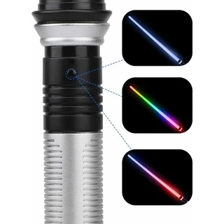 🌀COD🌀 2 in 1 ไลท์เซเบอร์ Star Wars 7 สี 2 ชิ้น LED ดาบแฟลช ดาบเลเซอร์พับเก็บได้เปลี่ยนสีเหนี่ยวนำ แท่งเรืองแสง