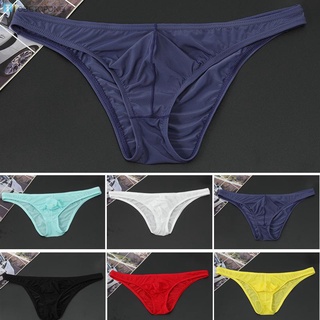 Men Briefs Lingerie Seamless Thong G-String Bulge Pouch Men Breathable