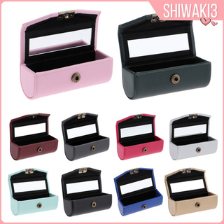 [Shiwaki3] กล่องเคสหนังสําหรับใส่จัดเก็บลิปสติกลิปสติก