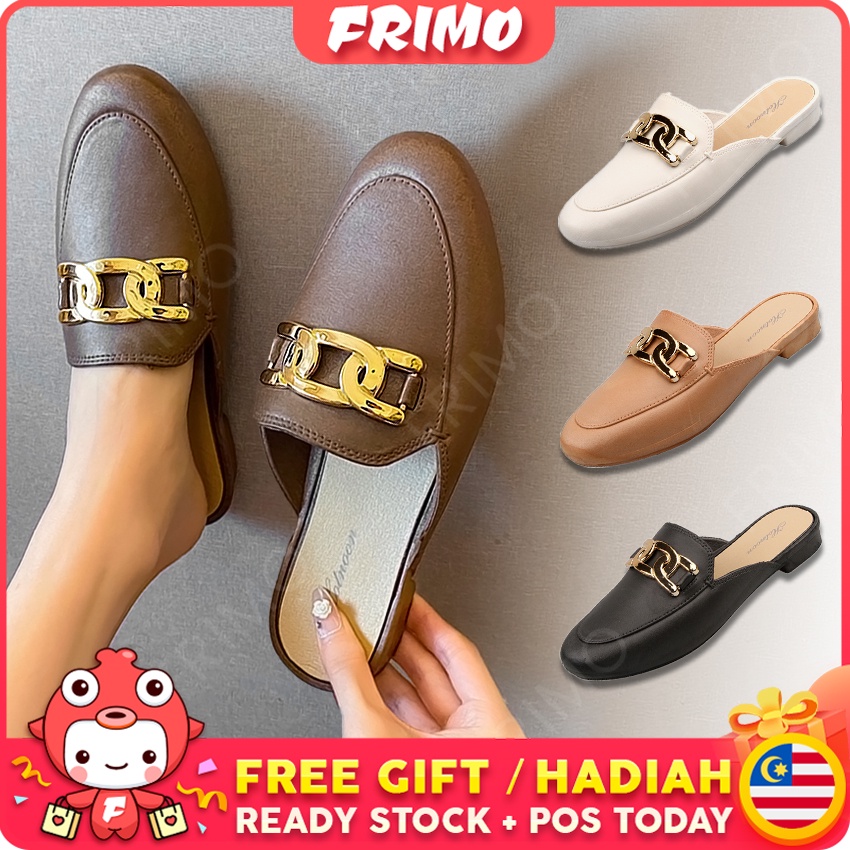 FRIMO Ciscoc Loafer รองเท้า Selipar ผู้หญิง Kasut รองเท้าแตะ Lady Perempuan Wanita Lava Casual Trave