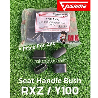 [ 2 ชิ้น ] มือจับเบาะหลัง Yamaha RXZ / Y100 Sport Penutup Plastik L Bar / End Cap Seat Bar คุณภาพพรีเมี่ยม TUSHIMA