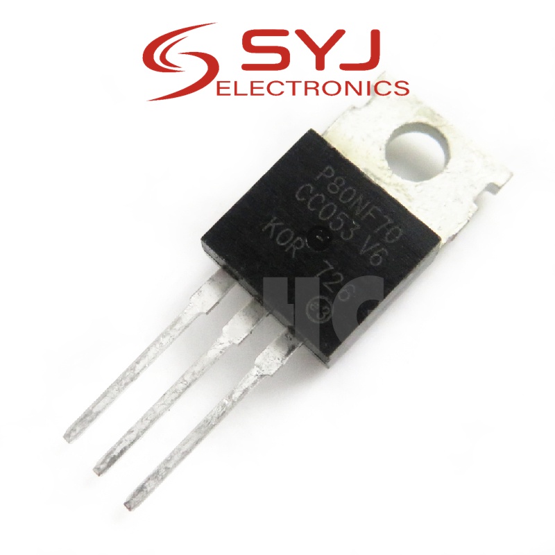 10 ชิ้น STP80NF70 P80NF70 80NF70 TO-220 ใหม่ในสต็อก