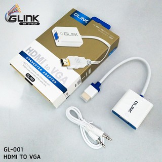 สายแปลง HDMI to VGA Converter Adapter GLINK GL-001 (ประกันสินค้า 1 ปี)