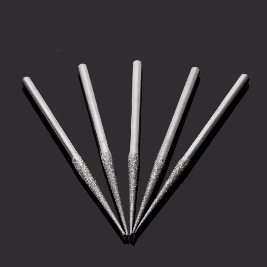 limy15pcs New Mini Drill Diamond Grinding Head 3mm Shank Bur Bit Set ...