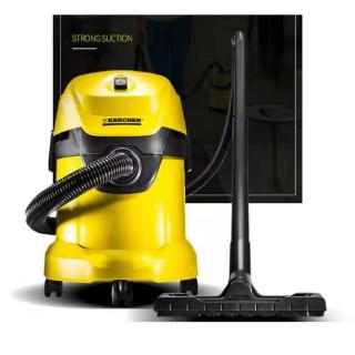 Kärcher WD2 Wet and Dry Vacuum, Steel, 1000 W, 12 liters, Yellow