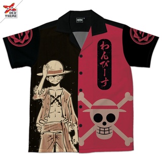 เสื้อฮาวายวันพีซ Hawaii shirt One Piece Luffy