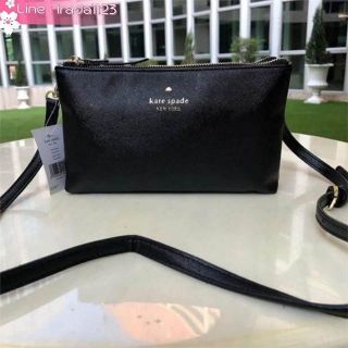 KATE SPADE NEW YORK  DOUBLE ZIP CROSSBODY BAG ของแท้ ราคาถูก