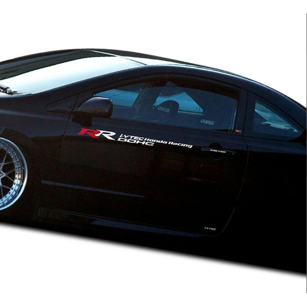 สติ๊กเกอร์ติดรถ HONDA RACING RR สติ๊กเกอร์ตัวถัง Honda sampinh ใช้ได้กับรถทุกรุ่น