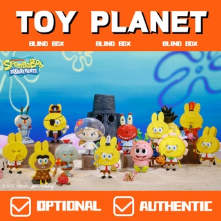 [TOY Planet] Labubu X SpongeBob Series Blind Box ZIMOMO POPMART ตุ๊กตาของเล่น ของขวัญน่ารัก