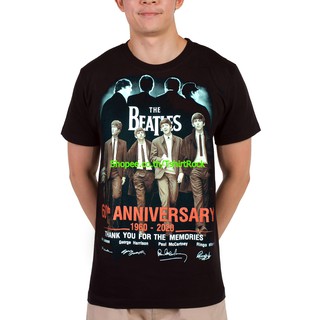 เสื้อวง The Beatles เสื้อยืดลาย เดอะบีเทิลส์ เสื้อยืด เสื้อยืดผู้ชาย เสื้อวินเทจ RCM1740