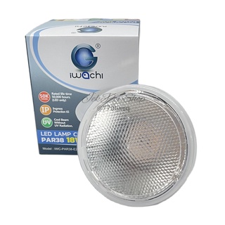 หลอดไฟ สปอร์ตไลท์ LED PAR38 18W E27 กันน้ำ ยี่ห้อ IWACHI มี แสงขาว Daylight และ วอร์มไวท์ Warmwhite