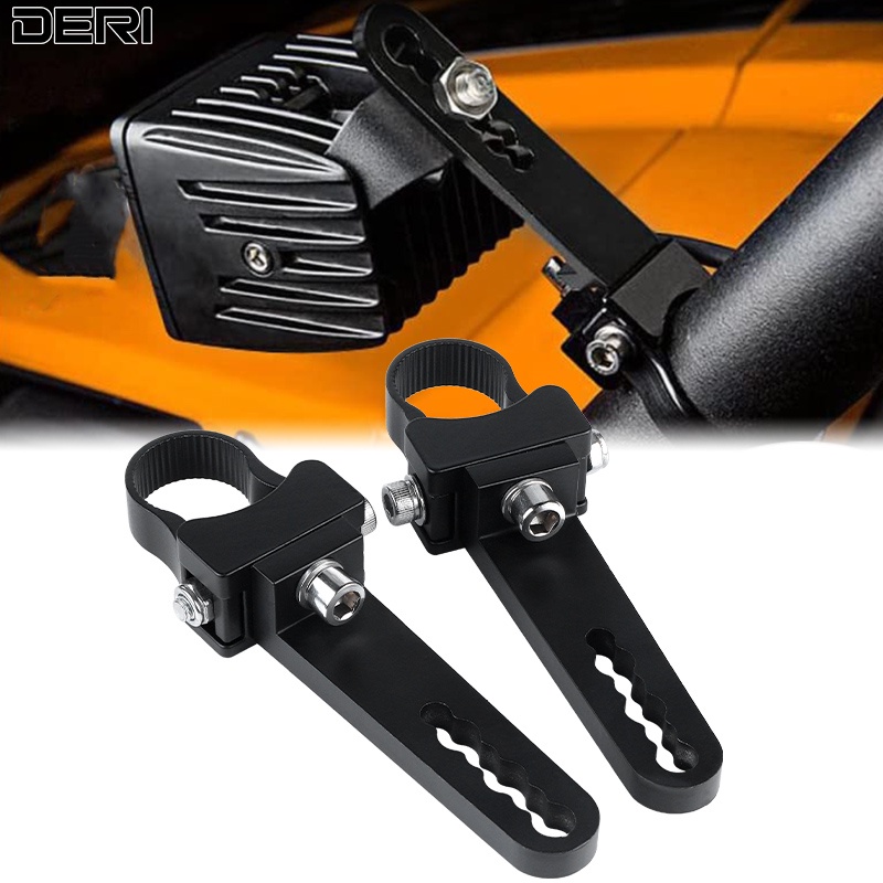 ปรับโฉม&2pcs Universal 1inch Bar Tube Clamp Mounting Bracket Led work