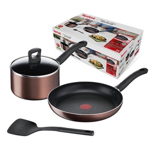 TEFAL ชุดกระทะหม้อพร้อมฝา Day By Day