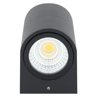 ไฟผนังนอก LED CARINI LCW0220R 2X3 วัตต์ WARMWHITE อะลูมิเนียม MODERN สีดำ ไฟตกแต่งสวน ไฟภายนอก