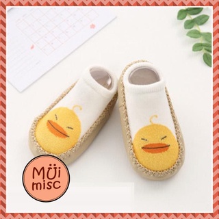 MUIMISC ♥ DUCK รองเท้าหัดเดินเด็ก รองเท้าพื้นนุ่ม สำหรับเด็ก มีกันลื่น