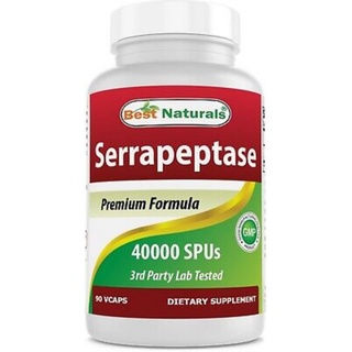 Best Naturals Serrapeptase 40000 SPU 90 Vcaps