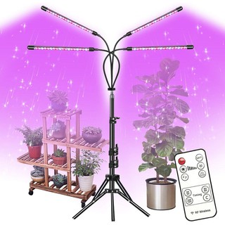 พร้อมส่ง - ไฟปลูกต้นไม้ในบ้าน 40w Indoor Grow Light พร้อมขาตั้งและรีโมทควบคุมระยะไกล