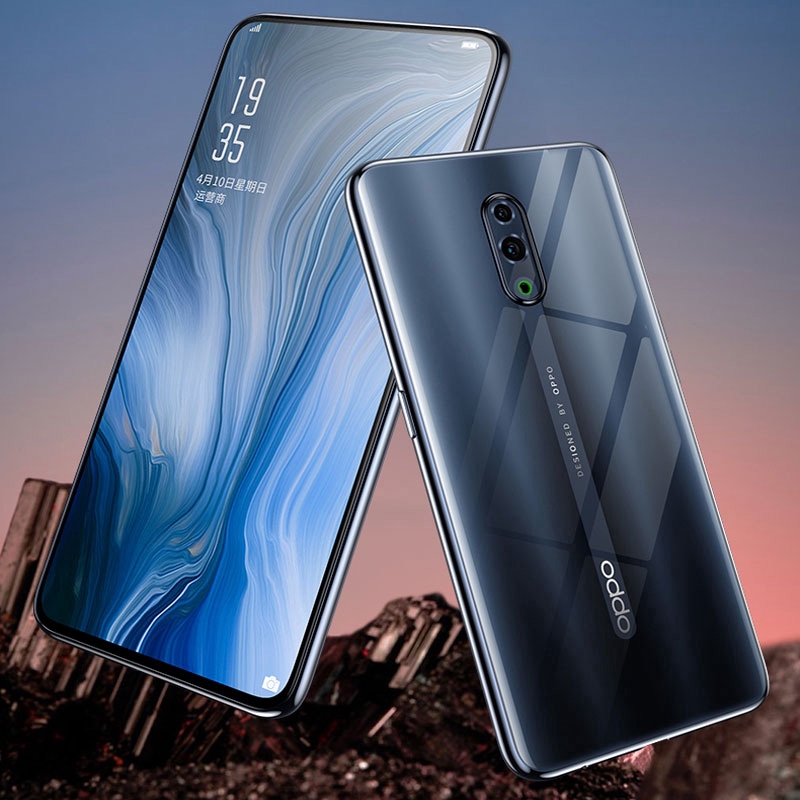 OPPO Reno 10X ซูมค้นหา X F9 F11 Pro A5s A3s A7 เคสซิลิโคน TPU ใสป้องกันกรณี