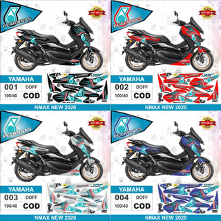 สติกเกอร์รูปลอก ลาย yamaha Nmax New 2020 Semifullbody Petronas