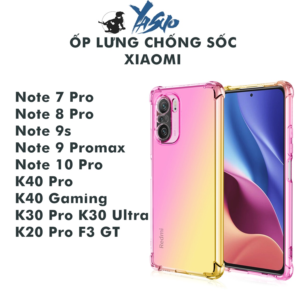 Redmi K40 Gaming K30 Ultra Note 7 Note 8 Note 9s Note 9 Promax Note 10 K20 Pro F3 F4 GT K50 Pro + เคสใส [CS ]