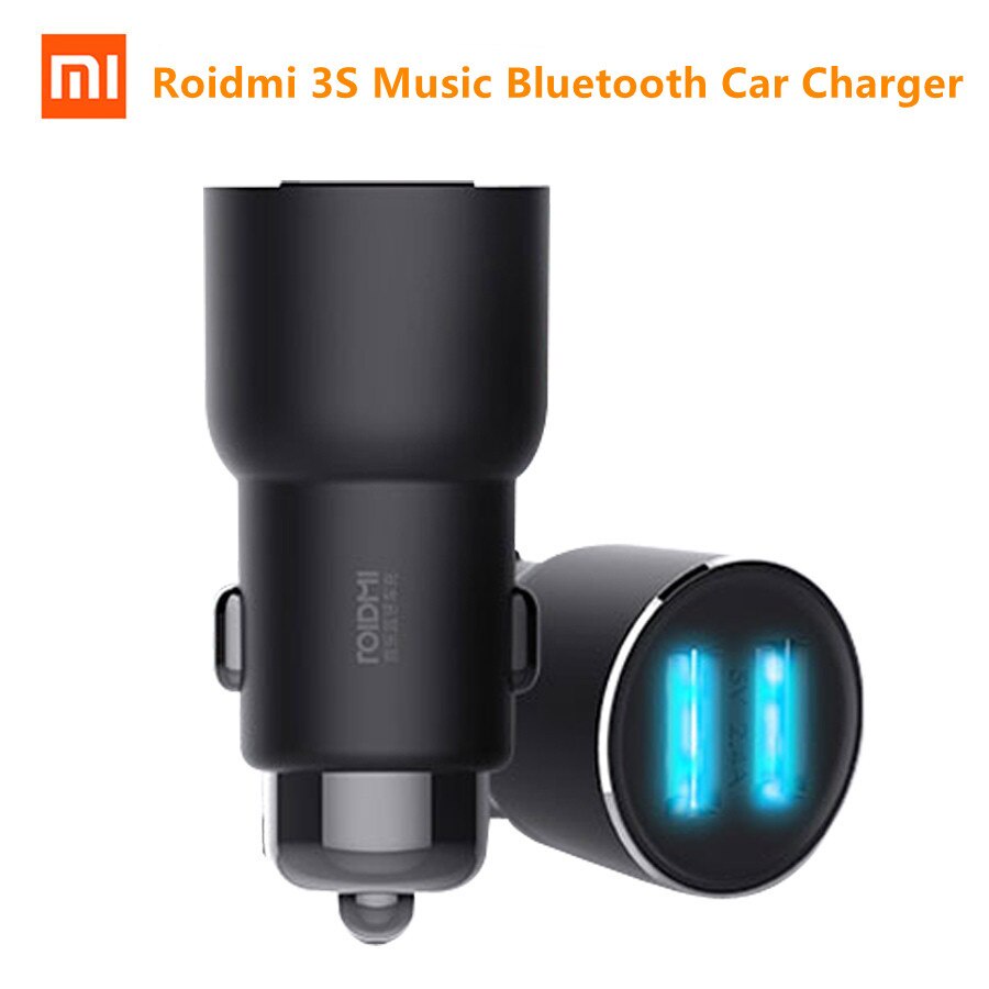 Xiaomi Roidmi 3S Mojietu Bluetooth 5V 3.4A Dual USB Car Charger MP3 Music Player FM Transmitters for xiaomi Android