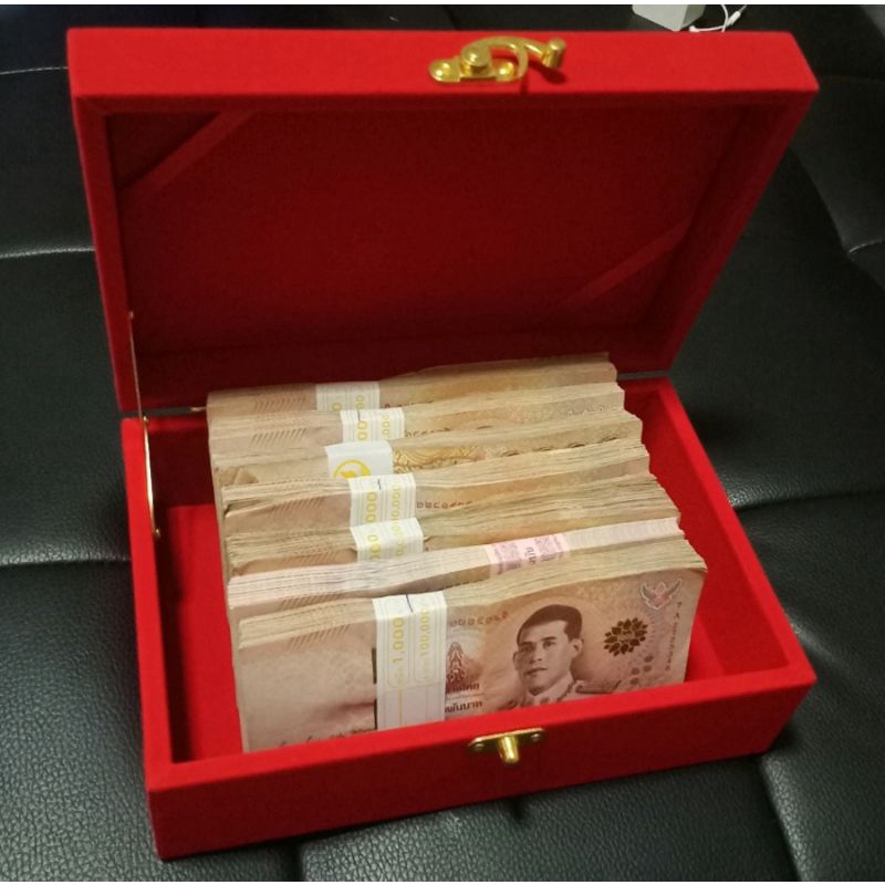 กล่องใส่เงินกล่องใส่ทองกล่องใส่เครื่องประดับขนาด23*14*9cm - รูปที่ 3